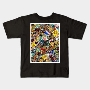 Vintage Movie Poster Collage #2 Kids T-Shirt